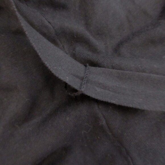 Jones New York Cardigan Sweater Womens Medium Black Silver Chain Open Front Belt - Picture 7 of 9